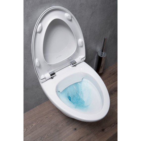 Унитаз подвесной безободковый Jacob Delafon Nouvelle Vague EDJ102-00 - фото, картинка 5 Унитаз подвесной безободковый Jacob Delafon Nouvelle Vague EDJ102-00 - фото 5