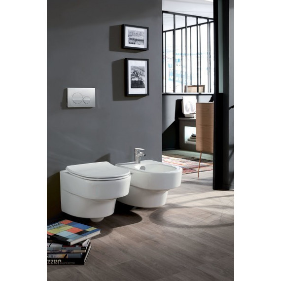 Унитаз подвесной безободковый Jacob Delafon Odeon Rive Gauche EDR102-00 - фото, картинка 3 Унитаз подвесной безободковый Jacob Delafon Odeon Rive Gauche EDR102-00 - фото 3