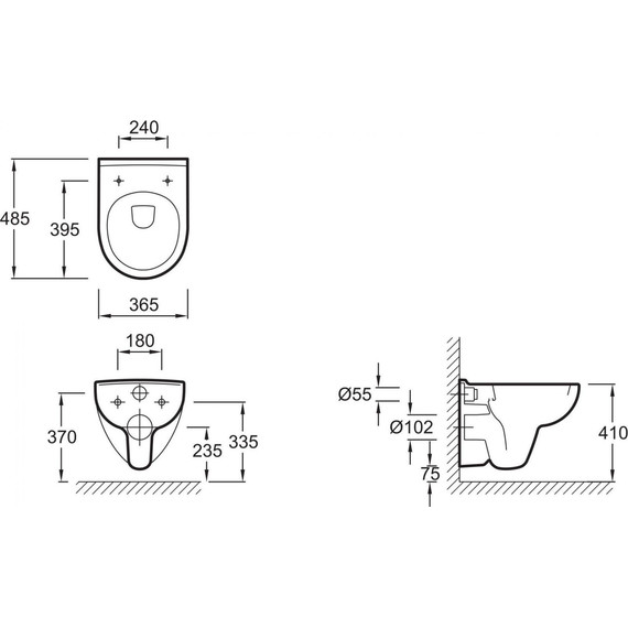 Унитаз подвесной Jacob Delafon Odeon Up E4705-00 - фото, картинка 7 Унитаз подвесной Jacob Delafon Odeon Up E4705-00 - фото 7