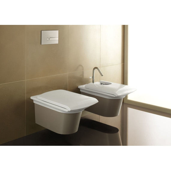 Биде подвесное Jacob Delafon Stillness E1304-00 с крышкой микролифт - фото 3