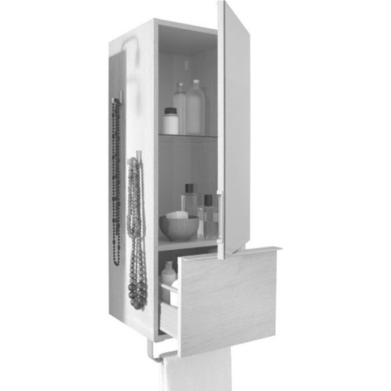 Шкаф подвесной Jacob Delafon Odeon Up 35 см R EB893D-N18, белый - фото 3