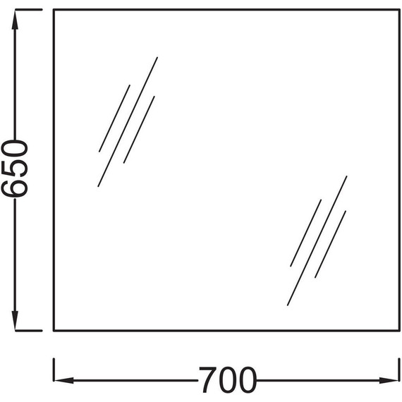 Зеркало Jacob Delafon Odeon Up 70 см EB1082-NF - фото 6