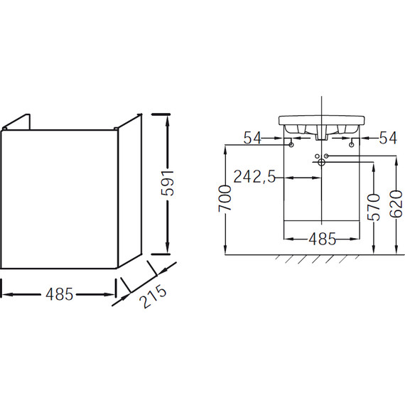 Тумба подвесная с раковиной Jacob Delafon Odeon Up 48 см EB863RU-J5, белый - фото, картинка 8 Тумба подвесная с раковиной Jacob Delafon Odeon Up 48 см EB863RU-J5, белый - фото 8