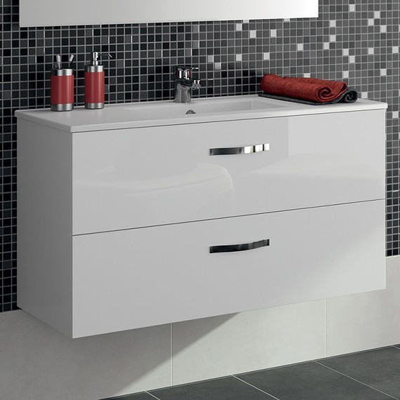 Тумба подвесная с раковиной Jacob Delafon Ola 80 см EB391RU-J5, белый - фото 5