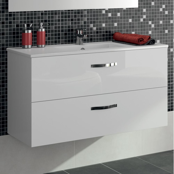 Тумба подвесная с раковиной Jacob Delafon Ola 100 см EB392RU-J5, белый - фото, картинка 5 Тумба подвесная с раковиной Jacob Delafon Ola 100 см EB392RU-J5, белый - фото 5