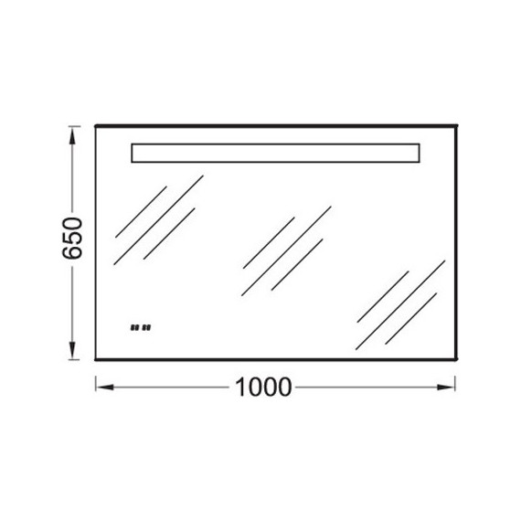 Зеркало Jacob Delafon Formilia Led 100 см EB1161-NF - фото 4