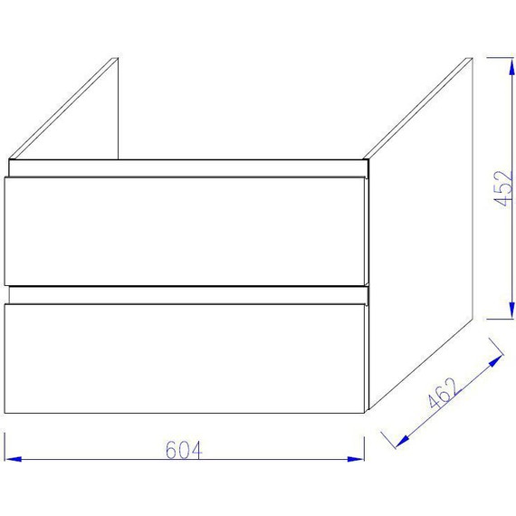 Тумба подвесная с раковиной Jacob Delafon Madeleine 60 см EB2052-J52, чёрный глянцевый - фото, картинка 7 Тумба подвесная с раковиной Jacob Delafon Madeleine 60 см EB2052-J52, чёрный глянцевый - фото 7