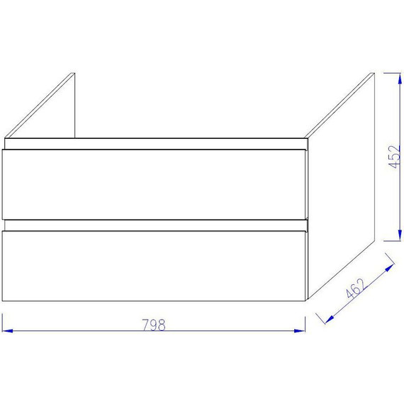 Тумба подвесная с раковиной Jacob Delafon Madeleine 80 см EB2053-J5, белый - фото, картинка 7 Тумба подвесная с раковиной Jacob Delafon Madeleine 80 см EB2053-J5, белый - фото 7