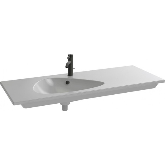 Тумба подвесная с раковиной Jacob Delafon Nouvelle Vague 120 см EB3036-E73, фактурный дуб - фото 4