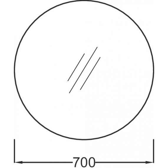 Зеркало Jacob Delafon Odeon Rive Gauche 70 см EB1177-00, белый - фото 2