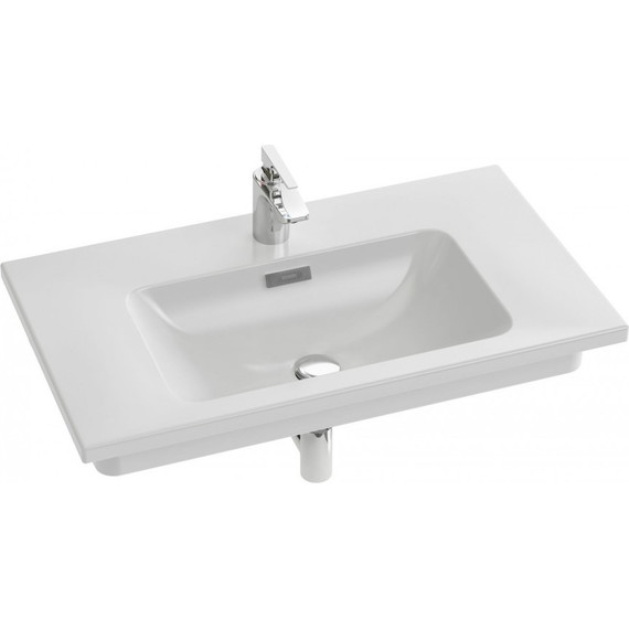 Тумба подвесная с раковиной Jacob Delafon Vox 80 см EB2028-RA-E16, ореховое дерево - фото 4