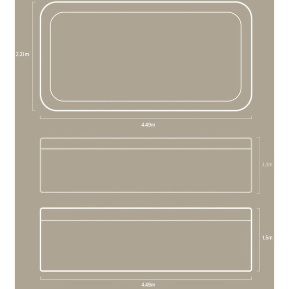 Спа бассейн Vortex Spas Aquagym Max 449х231х130 см - фото 10