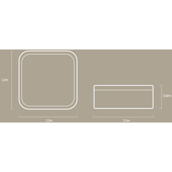 Спа бассейн Vortex Spas Nitro 230х230 см - фото 6
