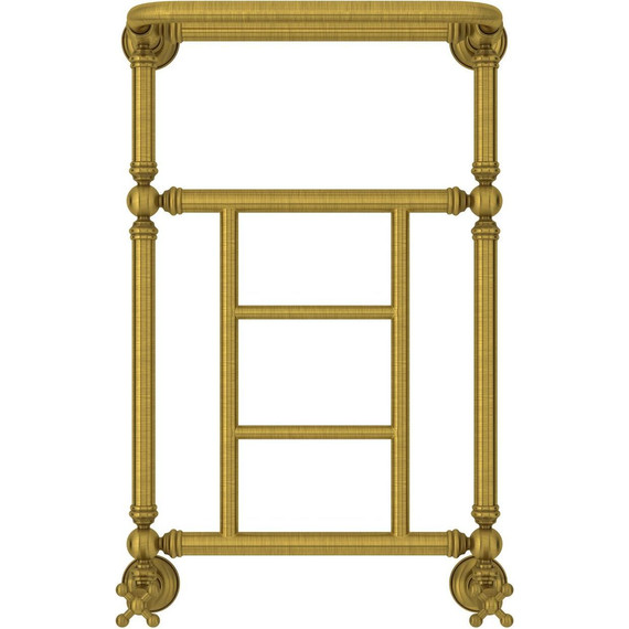 Полотенцесушитель водяной Сунержа Ренессанс 1452 с полкой П5 650х400 мм 051-0282-6640, состаренная латунь - фото 2