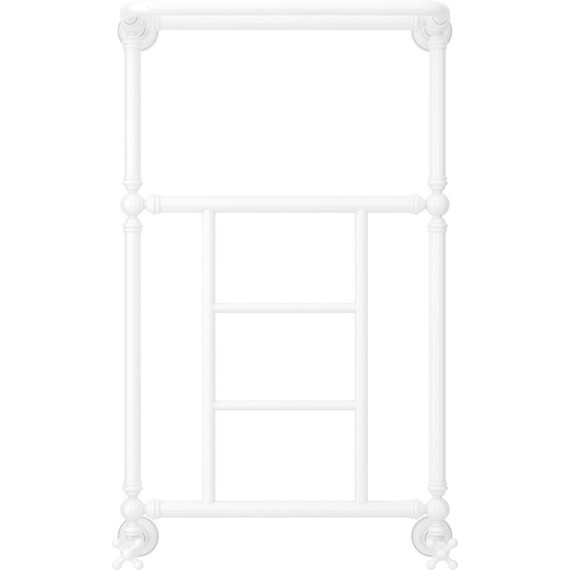 Полотенцесушитель водяной Сунержа Ренессанс 1452 с полкой П5 850х500 мм 12-0282-8650, белый - фото 2