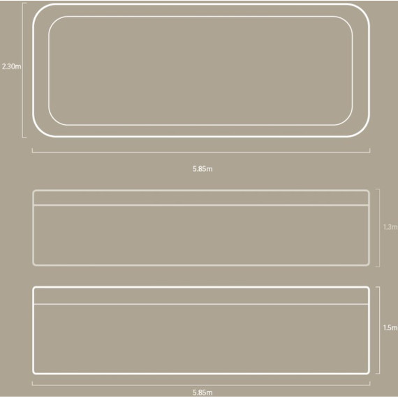 Спа бассейн Vortex Spas Aqualap 590х230х130 см - фото 6