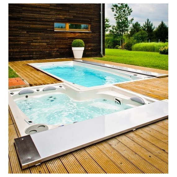 Спа бассейн USSPA Combi Spa 225х225 см, для коммерческого использования - фото 9