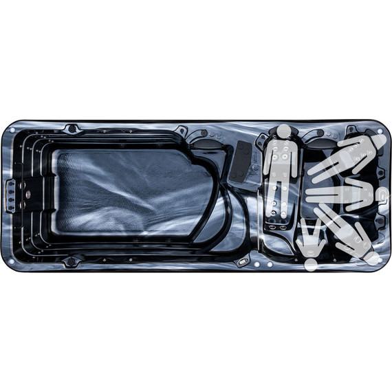 Спа бассейн Vortex Spas Hydrozone 591х230х150 см - фото 18