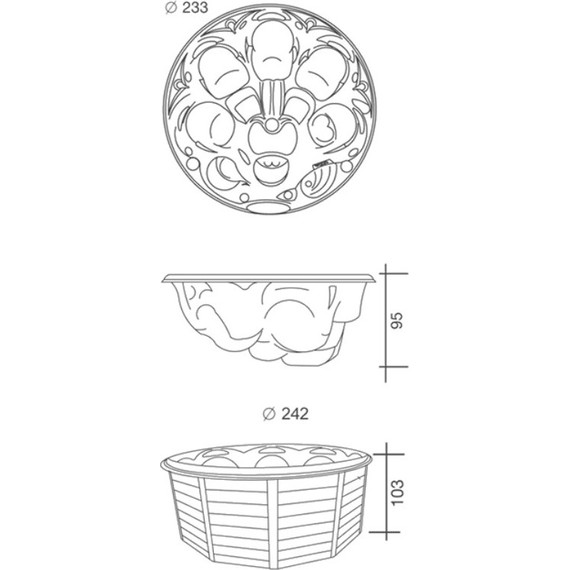 Спа бассейн USSPA Privat Spa Orion IN 238х238 см - фото 3