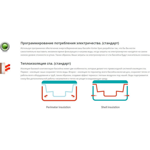 Спа бассейн Vortex Spas Aqualap 590х230х130 см - фото 29