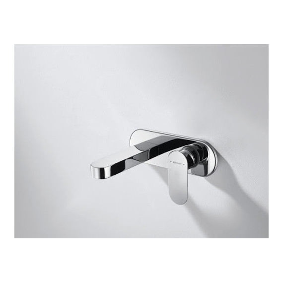 Смеситель для раковины настенный Bravat Gina P69182C-ENG - фото 2