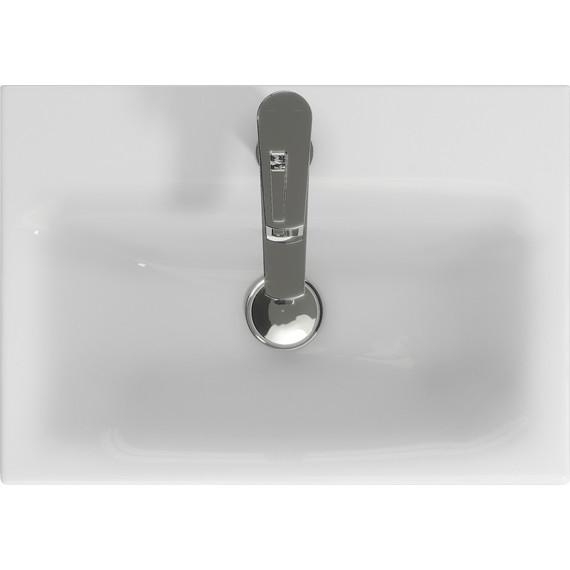 Раковина подвесная Cersanit Moduo Slim 50 см UM-MOD50SL/1 - фото, картинка 2 Раковина подвесная Cersanit Moduo Slim 50 см UM-MOD50SL/1 - фото 2