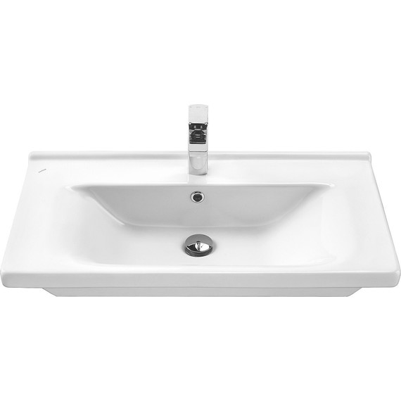 Раковина подвесная Акватон Миранда 80 см 1WH302251 - фото, картинка 3 Раковина подвесная Акватон Миранда 80 см 1WH302251 - фото 3