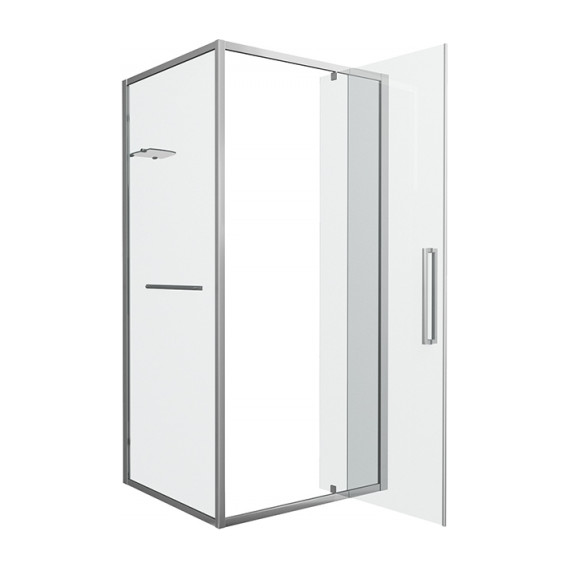 Душевое ограждение Bravat Line 90х90 см BS090.2116A, хром/прозрачное - фото 4