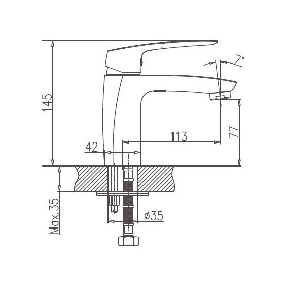 Смеситель для раковины Haiba HB10183 - фото 2