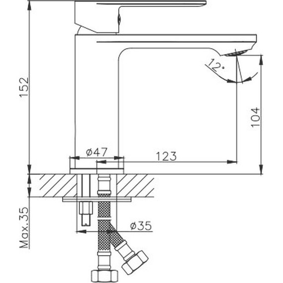 Смеситель для раковины Haiba HB10590 - фото, картинка 3 Смеситель для раковины Haiba HB10590 - фото 3