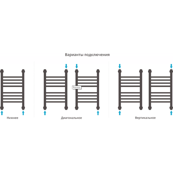 Полотенцесушитель водяной Сунержа Богема+ П8 500x400 мм 31-0220-5040, чёрный матовый - фото 3