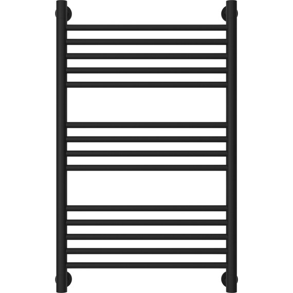 Полотенцесушитель водяной Сунержа Богема+ П14 800x500 мм (прямая перемычка) 31-0220-8050, чёрный матовый - фото 2