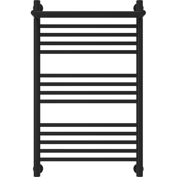 Полотенцесушитель водяной Сунержа Богема с полкой+ П14 800х500 мм 31-0223-8050, чёрный матовый - фото 2