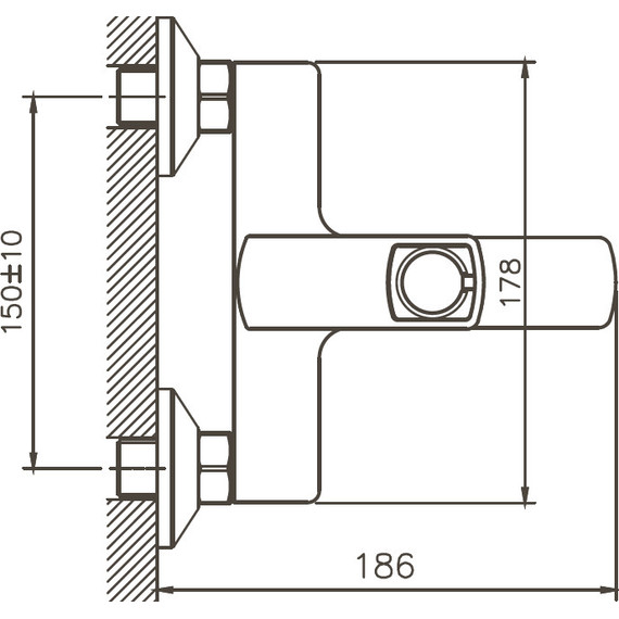Смеситель для ванны Haiba HB60176 - фото 3