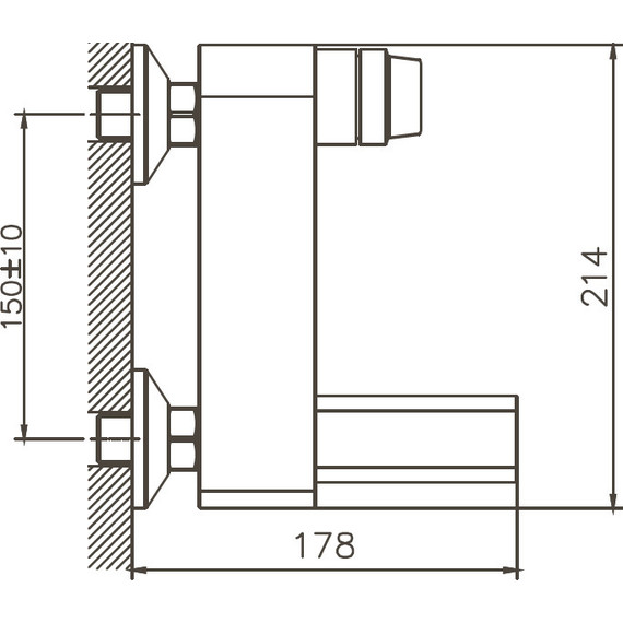 Смеситель для ванны Haiba HB60572 - фото, картинка 3 Смеситель для ванны Haiba HB60572 - фото 3