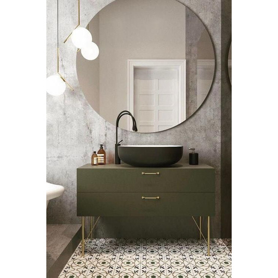 Смеситель для раковины высокий Bronze de Luxe Scandi 9015B, черный, Цвет производителя: чёрный - фото 5