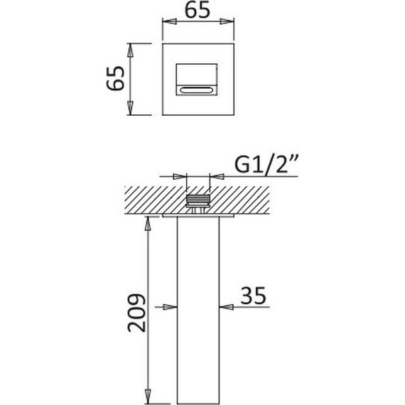 Излив для ванны Cezares PORTA-SC-NOP, черный - фото 2