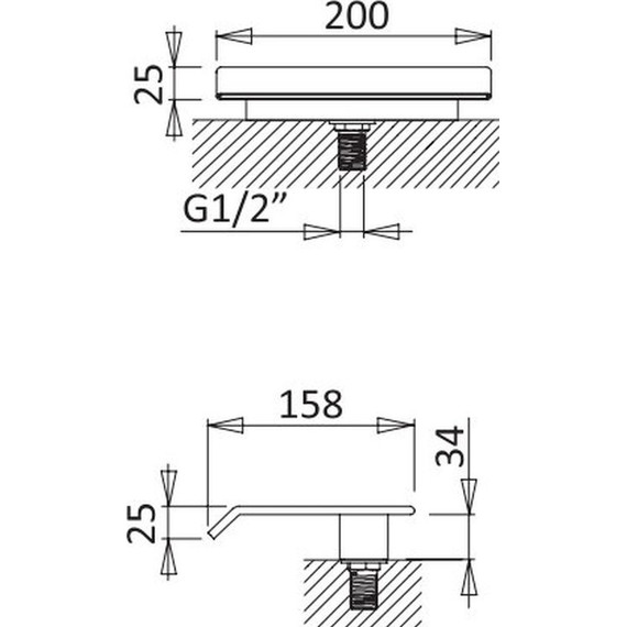 Излив на борт ванны Cezares PORTA-SCV-BIO, белый, Цвет производителя: белый - фото 2