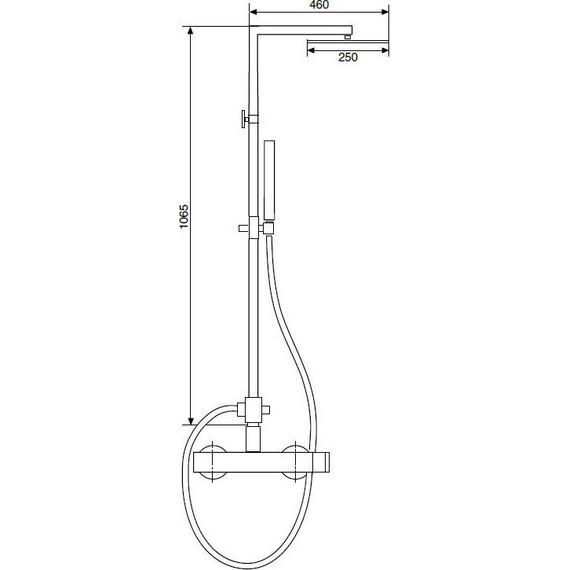 Душевая стойка Cezares UNIKA-CD-01 - фото 3
