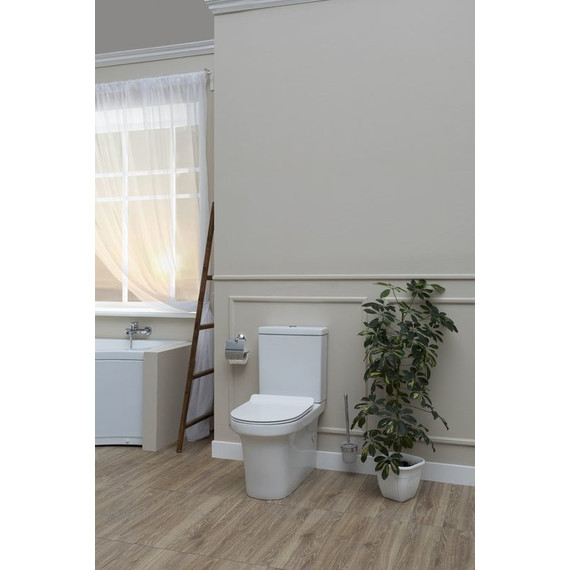 Унитаз-компакт безободковый Aquanet Rimless Nova-C1 BL-101N-TPT-A 203338 с тонкой крышкой микролифт - фото 7