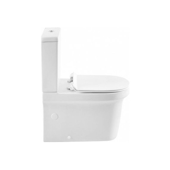 Унитаз-компакт безободковый Aquanet Rimless Nova-C1 BL-101N-TPT-A 203338 с тонкой крышкой микролифт - фото 3