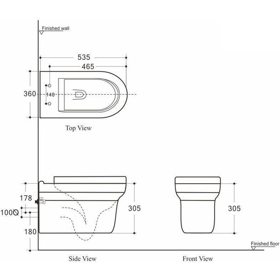Унитаз подвесной Aquanet Rimless Nova-W BL-101N-WHT 211914 с тонкой крышкой микролифт - фото 13