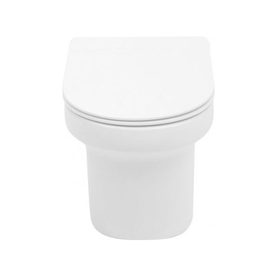 Унитаз подвесной Aquanet Rimless Nova-W BL-101N-WHT 211914 с тонкой крышкой микролифт - фото 2