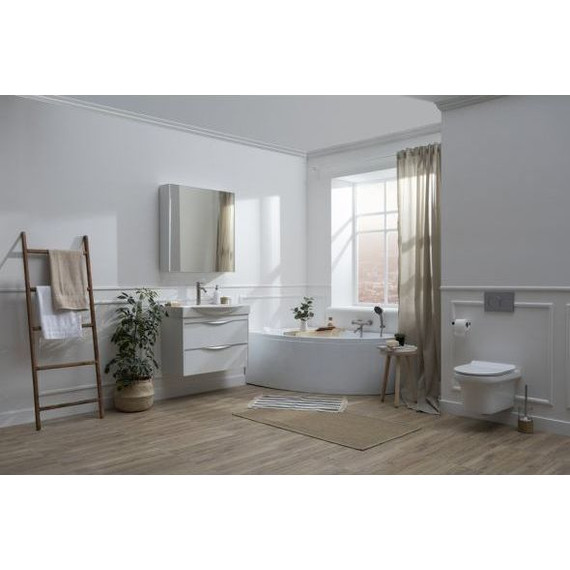 Унитаз подвесной Aquanet Rimless Nova-W BL-101N-WHT 211914 с тонкой крышкой микролифт - фото 7