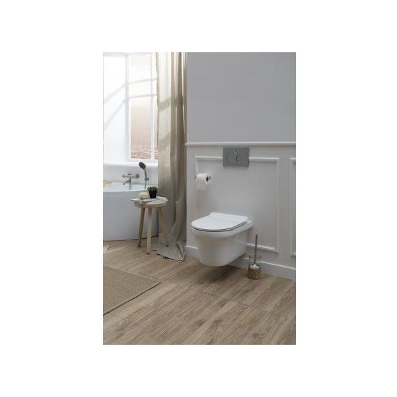 Унитаз подвесной Aquanet Rimless Nova-W BL-101N-WHT 211914 с тонкой крышкой микролифт - фото 8