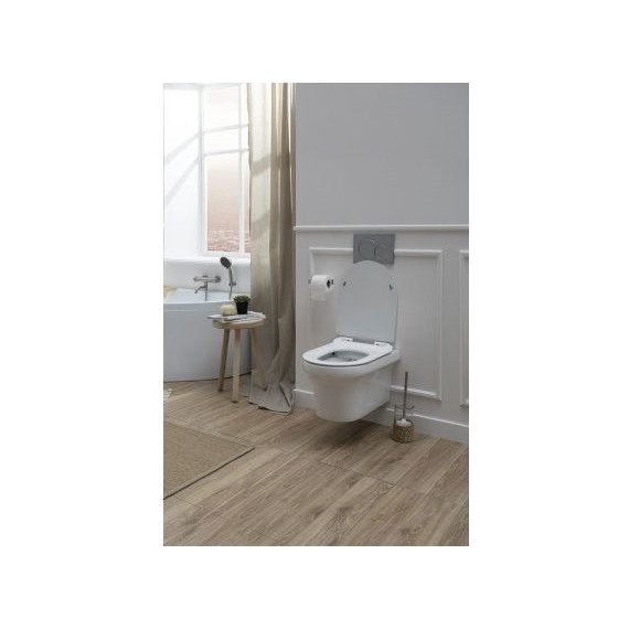 Унитаз подвесной Aquanet Rimless Nova-W BL-101N-WHT 211914 с тонкой крышкой микролифт - фото 9