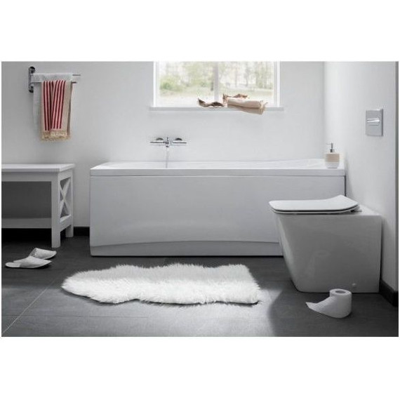 Унитаз приставной безободковый Aquanet Rimless Tavr-F BL-103N-FST 203348 с тонкой крышкой микролифт - фото 10