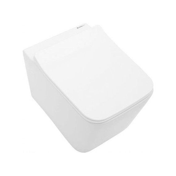 Унитаз подвесной Aquanet Rimless Tavr-W BL-103N-WHT 211920 с тонкой крышкой микролифт, Цвет производителя: белый - фото 5