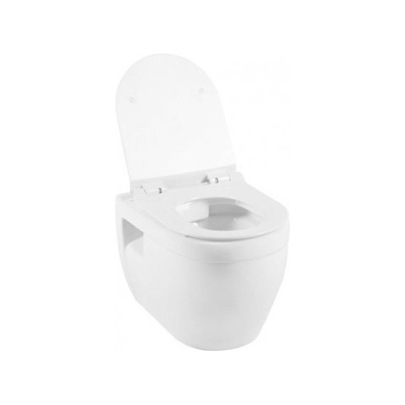 Унитаз подвесной Aquanet Rimless Glide-W CL-11042 210772 с тонкой крышкой микролифт - фото 3
