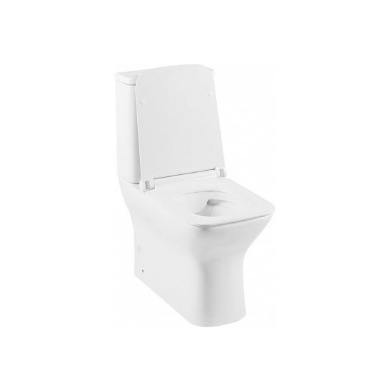 Унитаз-компакт безободковый Aquanet Rimless Cube-C CL-12248B 210759 с тонкой крышкой микролифт - фото 2